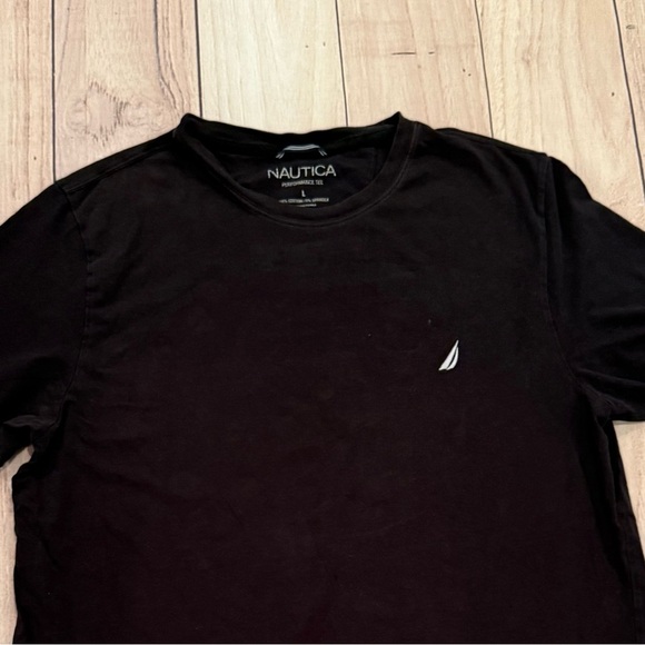 Nautica Men's Blue performance T-Shirt/size L - Picture 2 of 4